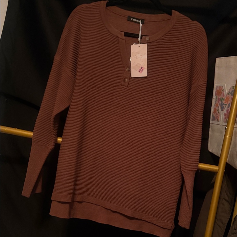Fashion Bug Women's Rust Sweater